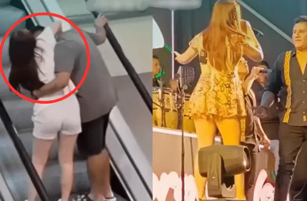 ¡Nació el amor! Animador de Son de Duke y Paola Rubio son captados abrazados en centro comercial wapa.pe