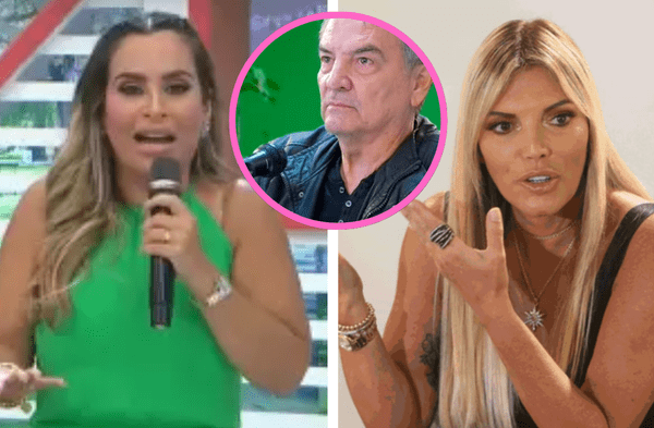 La conductora lanza este letal dardo. wapa.pe