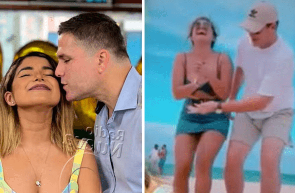 La pareja sorprende con esta aparición. wapa.pe