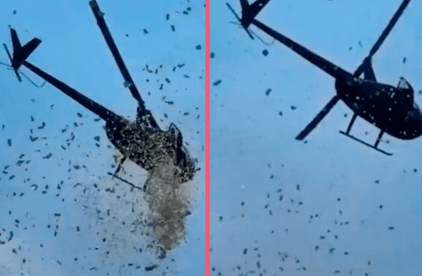 Lanzan MILES DE DÓLARES desde un helicóptero como último DESEO de empresario antes de morir wapa.pe
