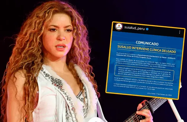Shakira sanción clínica Auna wapa.pe