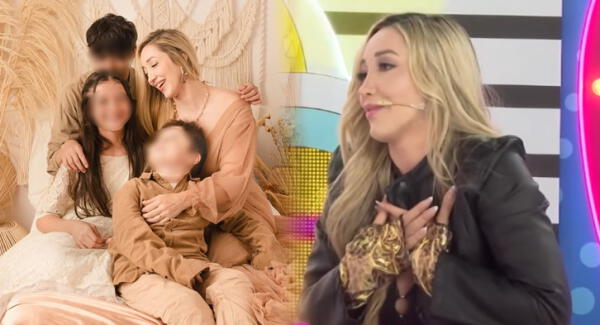 Romina Gachoy habló sobre la estrecha relación que tiene con los hijos de Angie Jibaja wapa.pe
