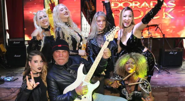 Las 'Chicas Doradas Rock', lideradas por Aixa Sosa, están llevando el rock en español e inglés a nuevas alturas. wapa.pe