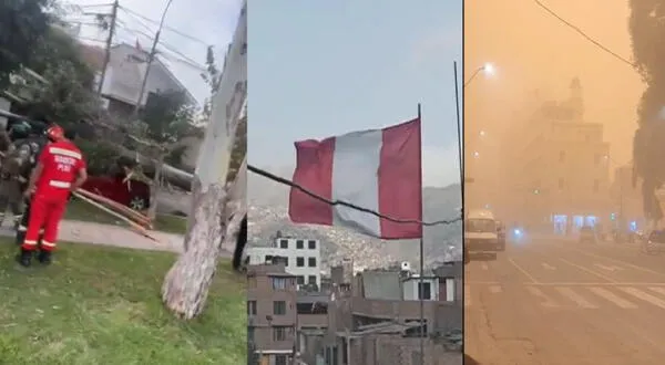 Vientos huracanados golpean Lima tras TORMENTA de arena: ráfagas inusuales remecen La Molina, Comas y SJL wapa.pe