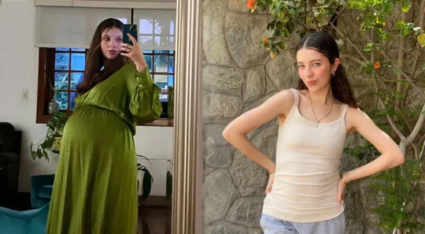 La joven sorprendió con el tamaño de su vientre de embarazo. wapa.pe