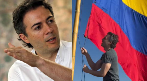 Daniel Quintero, exalcalde de Medellín y precandidato presidencial de Colombia, compartió video donde iza la bandera del Colombia en territorio peruano. wapa.pe