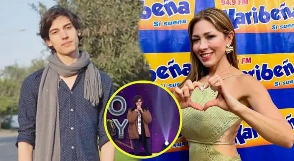 Lucecita emocionada por la participación de su hijo en el reality de imitación. wapa.pe