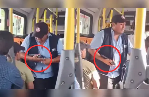 Cobrador peruano usa POS wapa.pe