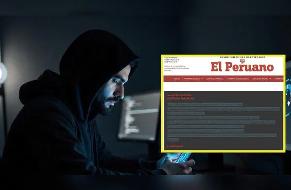 Hackers hacen caer diario El Peruano. wapa.pe