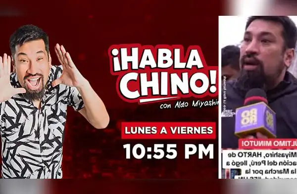 Programa de ALDO MIYASHIRO fue sacado del aire de manera temporal tras participación del ‘Chino’ en marcha contra presidente wapa.pe