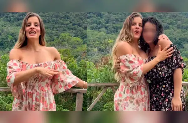 Alejandra Baigorria y la hija de Christian Domínguez juntos wapa.pe