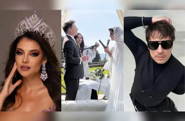 Salim Vera y Claudia Sobenes celebran su boda: la novia sorprende con dos vestidos nupciales. wapa.pe