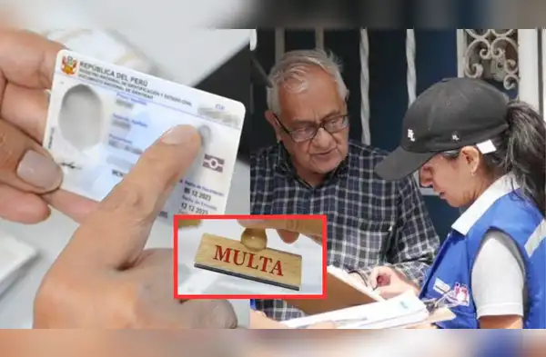 Reniec impondrá fuerte multa a peruanos que no tengan su domicilio actualizado en el DNI. wapa.pe