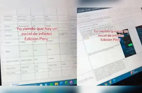 Se hizo viral una lista de infieles en TikTok. ¿Está tu nombre? wapa.pe