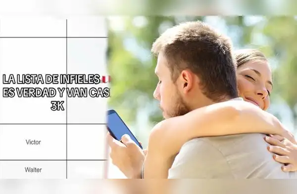 El Excel de infieles en Perú ya tiene más de 3 mil nombres. wapa.pe