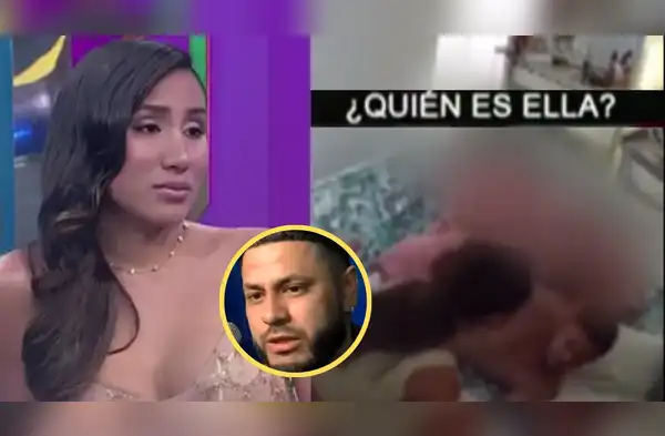 Samahara expone VIDEO de sus cámaras de seguridad donde increpa a Bryan Torres por aparente infidelidad. wapa.pe