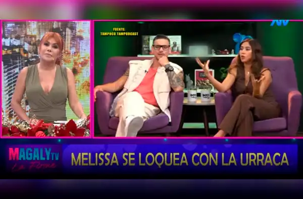 Melissa Paredes contra la Urraca wapa.pe