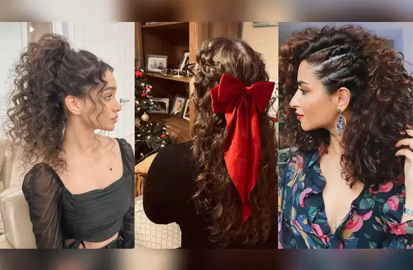 5 peinados navideños para cabello ondulado. wapa.pe