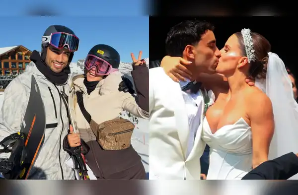 Alejandra Baigorria y Said Palao celebran su amor durante un viaje a Suiza. wapa.pe