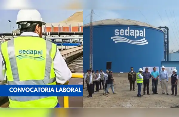 Sedapal lanza convocatoria laboral y ofrece contratos indeterminados. wapa.pe