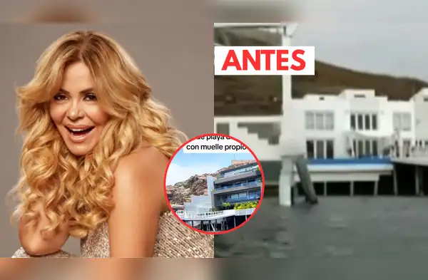 Así luce hoy la casa de playa de Gisela Valcárcel. wapa.pe