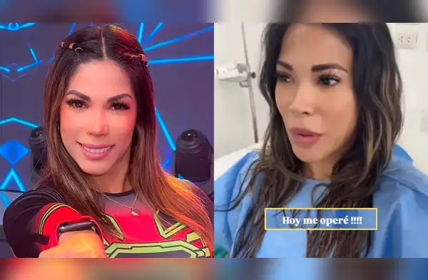Karen Dejo revela que fue operada tras regresar de viaje con su novio. wapa.pe