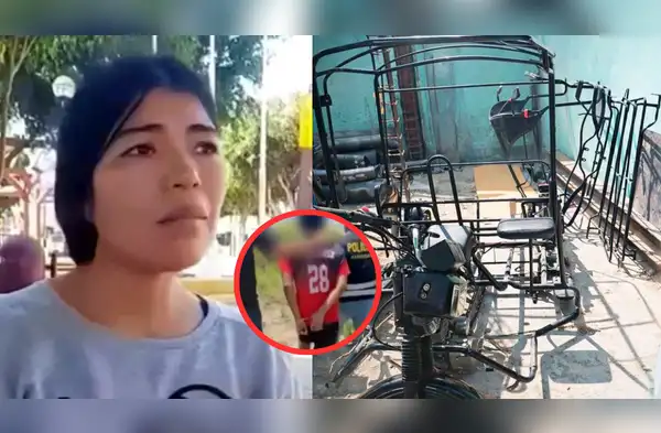 Madre entrega a su hijo a la Policía tras descubrir que hurtó una mototaxi. wapa.pe
