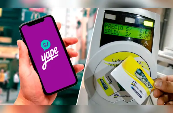 Yape recarga tarjeta de Metropolitano wapa.pe