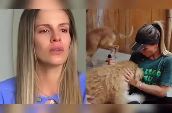 Alejandra Baigorria recibió un beso inesperado. wapa.pe