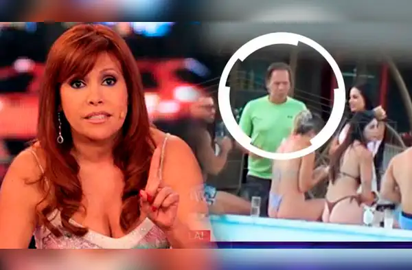 Magaly Medina expone organizador de despedida wapa.pe