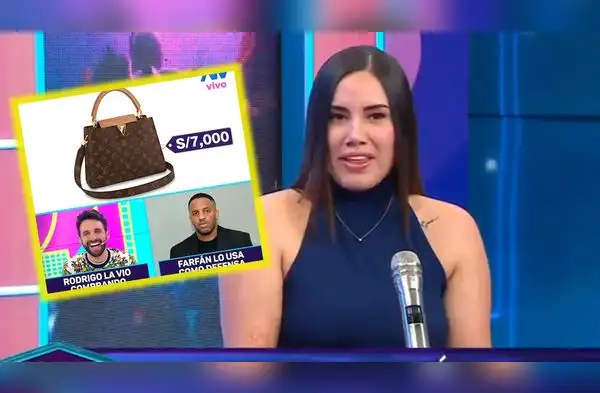 Darinka Ramírez salió a defenderse de los ataques de Farfán. wapa.pe