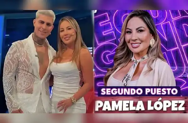 Pamela López quedó en el segundo lugar de 'La Granja VIP Perú'. wapa.pe