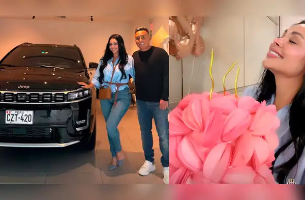 ¿Christian Cueva sorprendió a Pamela López con camioneta lujosa? wapa.pe