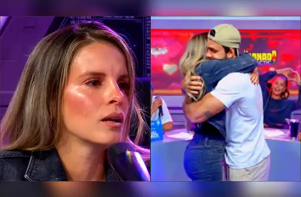 Alejandra Baigorria llora tras disculpas de Mario Irivarren. wapa.pe