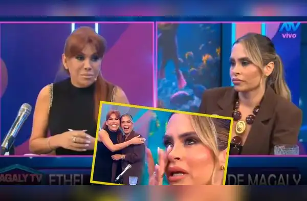 La entrevista entre Magaly Medina y Ethel Pozo estuvo de llena de tensión. wapa.pe