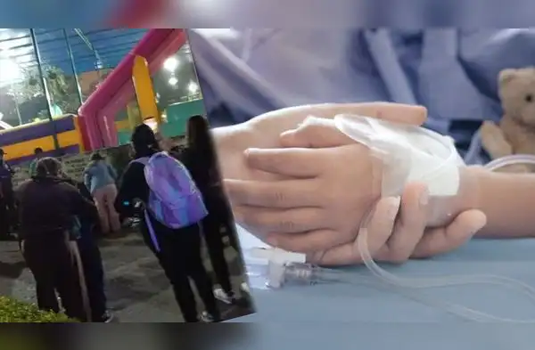 Niña de 7 años se encuentra en recuperación en UCI del INSN luego de accidentarse en juego inflable en Lima. wapa.pe