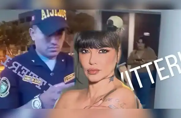 Policía INTERVIENE hotel donde se hospeda Angie Jibaja. wapa.pe