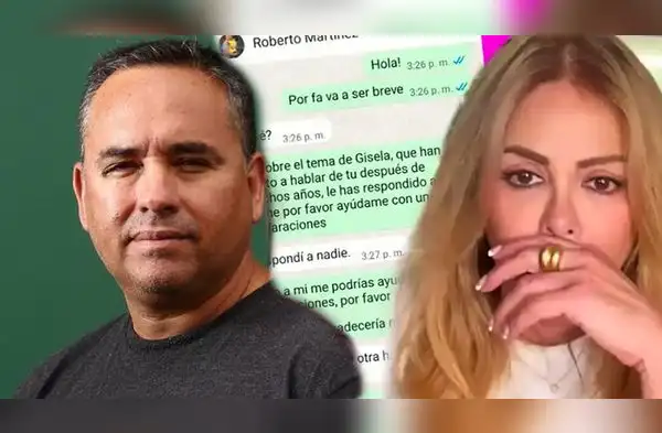 Roberto Martínez tuvo sorprendente respuesta ante palabras de Gisela. wapa.pe