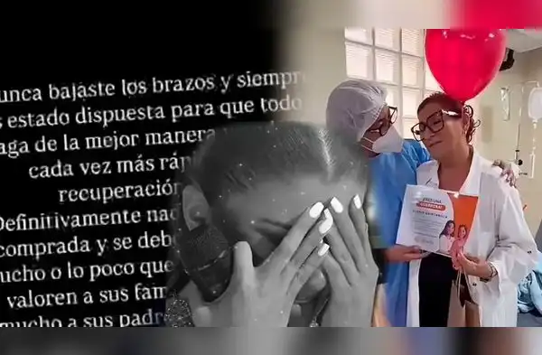 Mamá de Yahaira Plasencia aparece como paciente de centro oncológico. wapa.pe