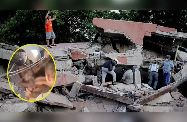 Rescate del bebé fue exitoso. wapa.pe
