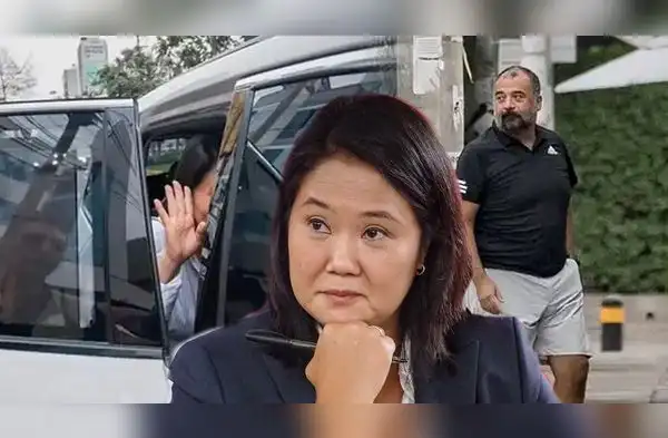 Keiko Fujimori confirma salida con empresario. wapa.pe