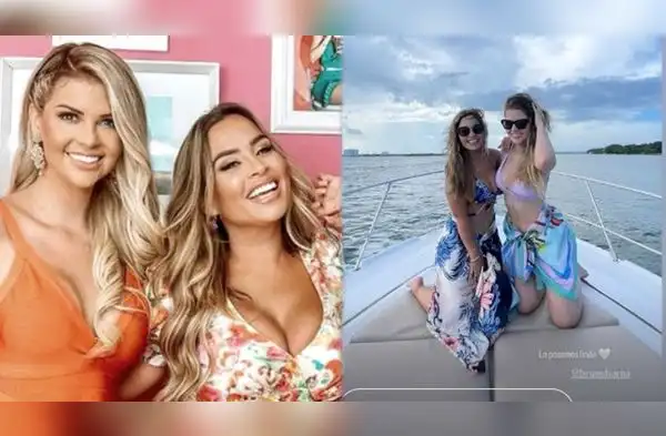Ethel Pozo y Brunella Horna demostraron que su amistad fue más allá de la televisión. wapa.pe