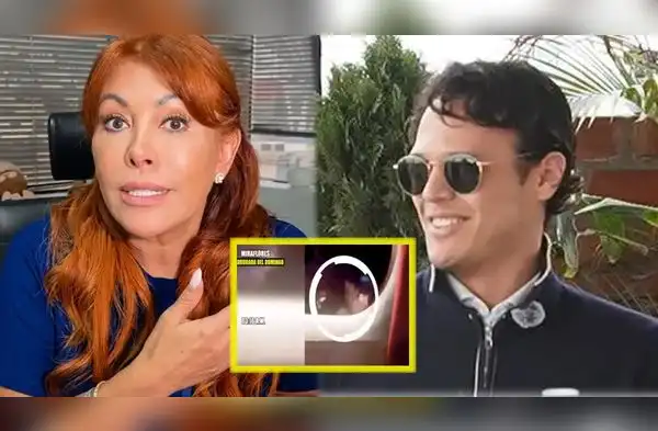 Alonso Grimaldo habló con Magaly sobre el 'beso' con Carla Campos. wapa.pe
