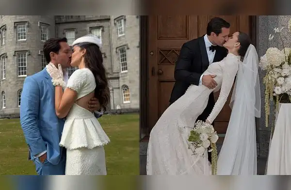 Carolina Braedt y Javier Millership viajaron a Escocia para casarse en religioso. wapa.pe