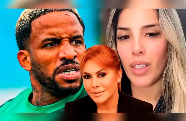 Yahaira Plasencia y Jefferson Farfán con Magaly Medina wapa.pe