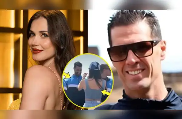 Maju Mantilla se pronuncia luego de premiar a Gustavo Salcedo en evento deportivo. wapa.pe