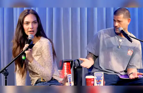 Natalie Vértiz le hace reclamo en vivo a Yaco Eskenazi wapa.pe