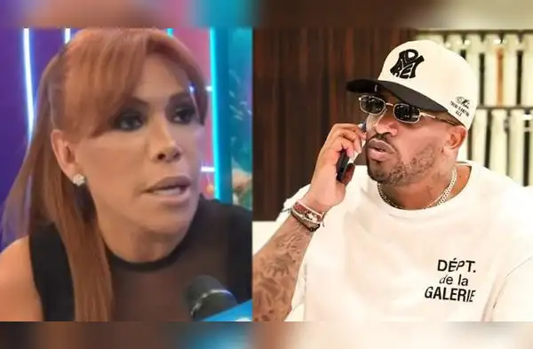 Jefferson le hace exgencia a Magaly Medina. wapa.pe