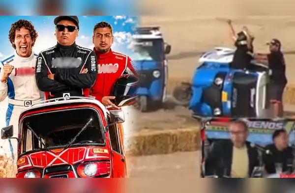 Ricardo Mendoza sufre accidente en mototaxi durante competencia wapa.pe