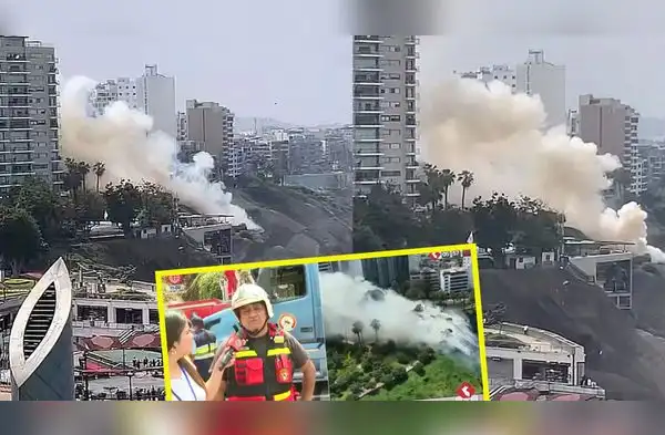 Incendio en Miraflores. wapa.pe
